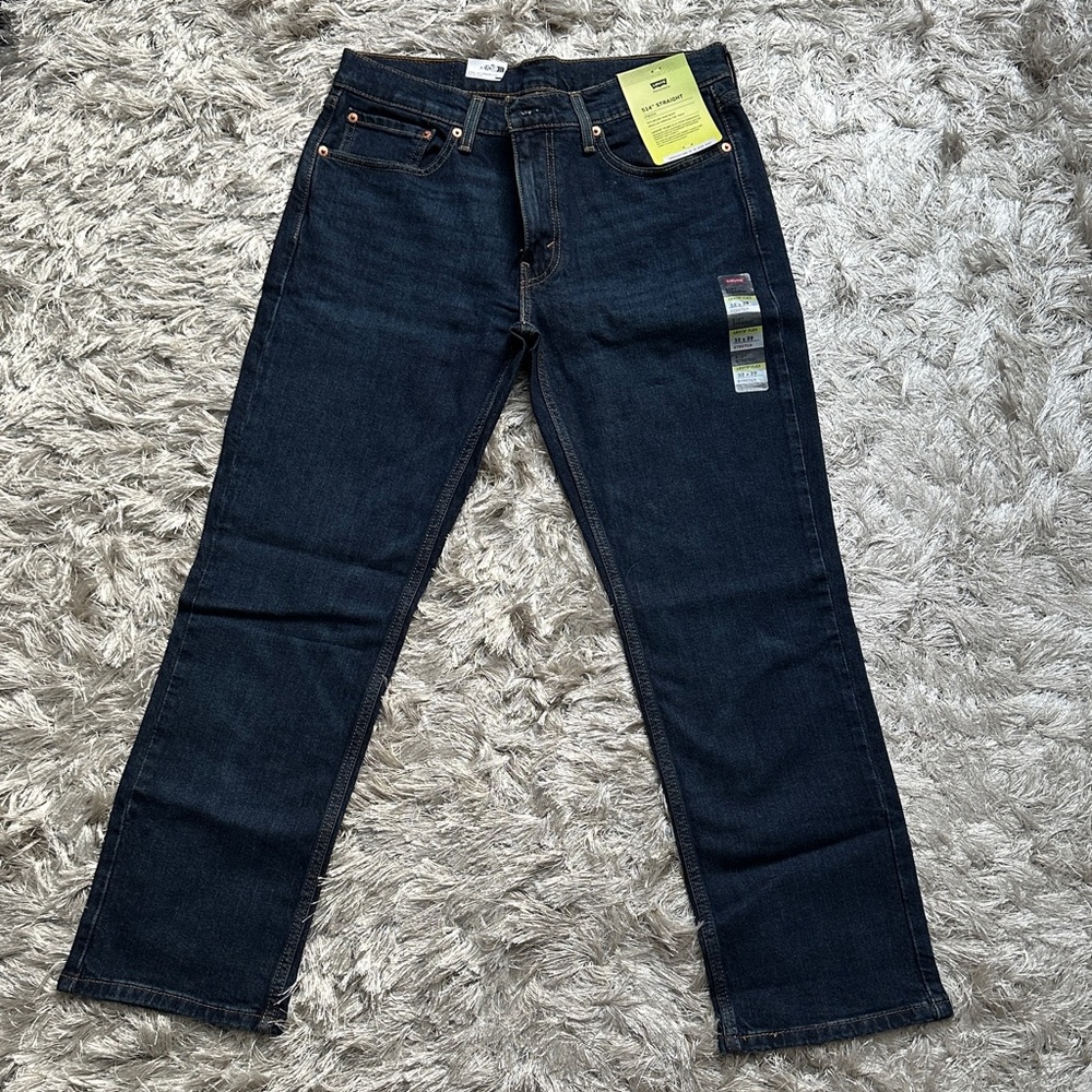Men’s Levi's 514 Dark Indigo Straight Jeans NWT